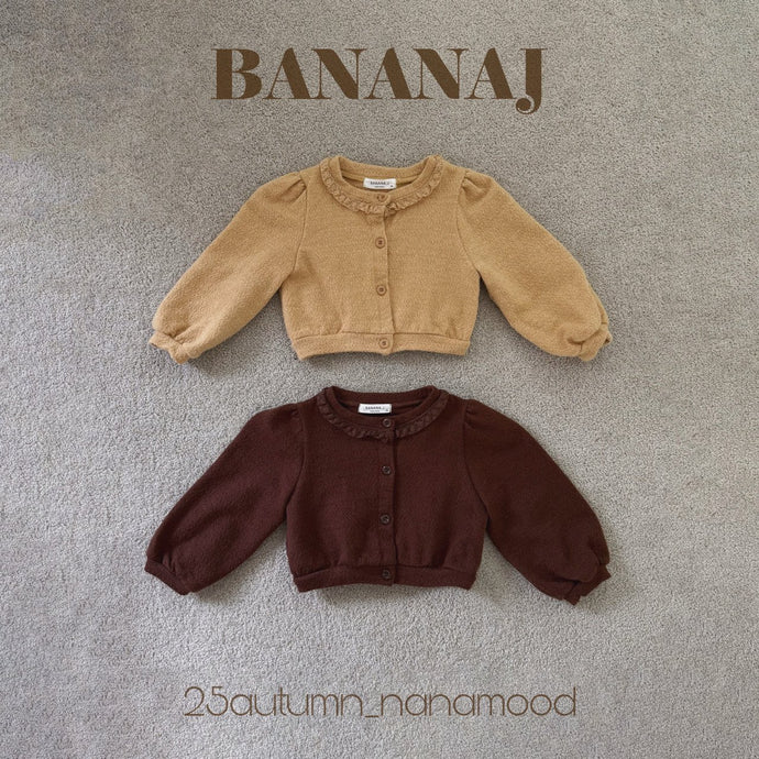 BANANA KIDS FRILL CARDIGAN** PREORDER