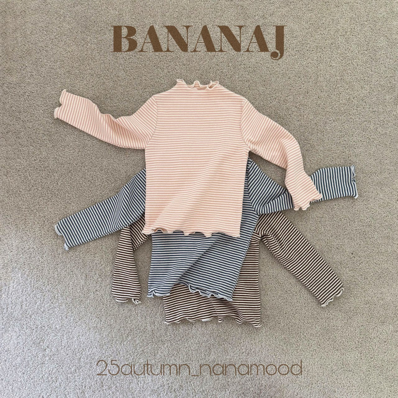 BANANA KIDS TURTLE STRIPE SHIRT* PREORDER