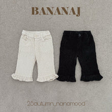 Load image into Gallery viewer, BANANA KIDS JAMES FRILL PANTS** PREORDER