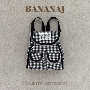 BANANA KIDS CHECK BACKPACK* PREORDER