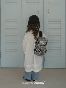 BANANA KIDS CHECK BACKPACK* PREORDER