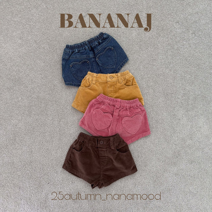 BANANA KIDS CORDUROY SHORTS** PREORDER
