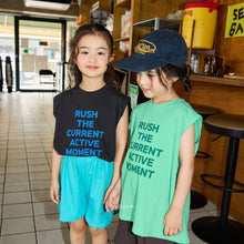 Load image into Gallery viewer, BLACKBEAN KIDS RUSH SLEEVELESS TEE* Preorder