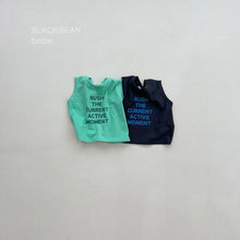 Load image into Gallery viewer, BLACKBEAN KIDS RUSH SLEEVELESS TEE* Preorder