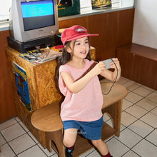 Load image into Gallery viewer, BLACKBEAN KIDS BONBON SLEEVELESS SHIRT* Preorder