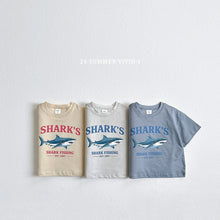 Load image into Gallery viewer, VIVID KIDS SHARK TEE*PREORDER