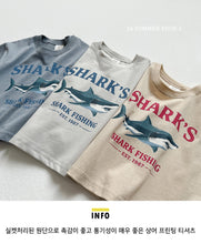 Load image into Gallery viewer, VIVID KIDS SHARK TEE*PREORDER