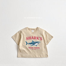 Load image into Gallery viewer, VIVID KIDS SHARK TEE*PREORDER