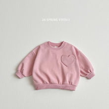 將圖片載入圖庫檢視器中，VIVID KIDS 口袋愛心衛衣*預購