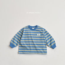 將圖片載入圖庫檢視器中，VIVID KIDS 動物標籤條紋T卹*預購