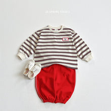 將圖片載入圖庫檢視器中，VIVID KIDS 動物標籤條紋T卹*預購