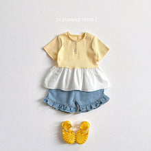 Load image into Gallery viewer, VIVID KIDS BUTTON SKIRT TOP*PREORDER