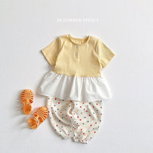 Load image into Gallery viewer, VIVID KIDS BUTTON SKIRT TOP*PREORDER