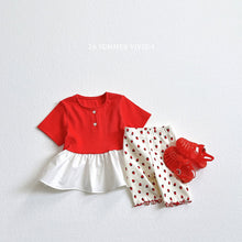 Load image into Gallery viewer, VIVID KIDS BUTTON SKIRT TOP*PREORDER