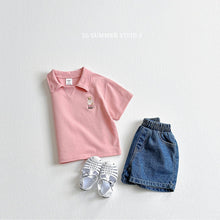 Load image into Gallery viewer, VIVID KIDS MARBLE DENIM SHORTS*PREORDER