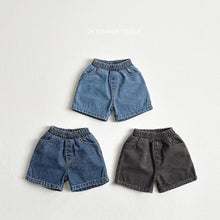 Load image into Gallery viewer, VIVID KIDS MARBLE DENIM SHORTS*PREORDER