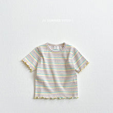 Load image into Gallery viewer, VIVID KIDS SUMMER STRIPE TIGHT SHIRT *PREORDER