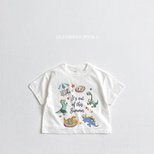Load image into Gallery viewer, VIVID KIDS SUMMER DINO SHIRT *PREORDER