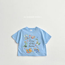 Load image into Gallery viewer, VIVID KIDS SUMMER DINO SHIRT *PREORDER