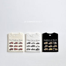 Load image into Gallery viewer, VIVID KIDS FIRE TRUCK TEE SHIRT*PREORDER