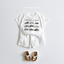 Load image into Gallery viewer, VIVID KIDS FIRE TRUCK TEE SHIRT*PREORDER