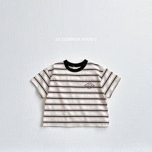 Load image into Gallery viewer, VIVID KIDS LOGO TEE STRIPE SHIRT*PREORDER