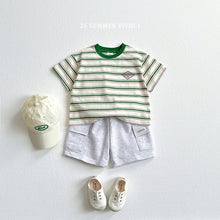 Load image into Gallery viewer, VIVID KIDS LOGO TEE STRIPE SHIRT*PREORDER