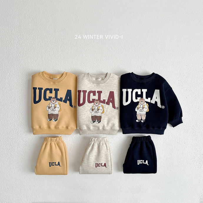 VIVID KIDS WINTER UCLA SWEAT TOP AND PANTS SET**PREORDER