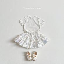 Load image into Gallery viewer, VIVID KIDS NECK FRILL TEE*PREORDER