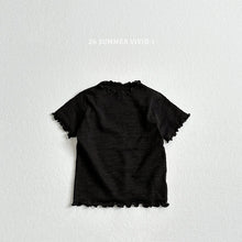 Load image into Gallery viewer, VIVID KIDS NECK FRILL TEE*PREORDER