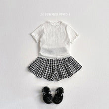 Load image into Gallery viewer, VIVID KIDS NECK FRILL TEE*PREORDER
