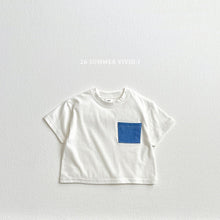 Load image into Gallery viewer, VIVID KIDS POCKET DENIM SHORT SLEEVES*PREORDER