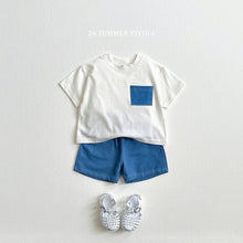 Load image into Gallery viewer, VIVID KIDS POCKET DENIM SHORT SLEEVES*PREORDER