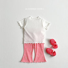 Load image into Gallery viewer, VIVID KIDS SUMMER PATTERN FLARED CROPPED PANTS*PREORDER