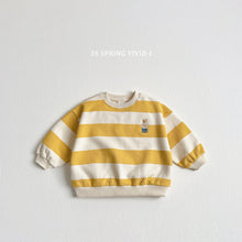 Load image into Gallery viewer, VIVID KIDS BIG STRIPE BEAR SWEAT TOP*PREORDER