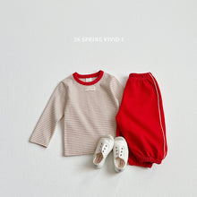 Load image into Gallery viewer, VIVID KIDS CONTRAST STRIPE TEE*PREORDER