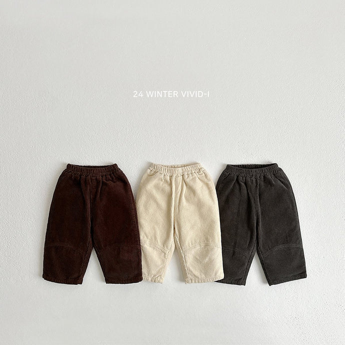 VIVID KIDS WINTER SLIT CORDURORY PANTS**PREORDER