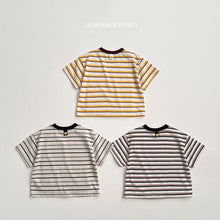 Load image into Gallery viewer, VIVID KIDS HEART SMILE STRIPE TEE*PREORDER