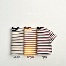 Load image into Gallery viewer, VIVID KIDS HEART SMILE STRIPE TEE*PREORDER