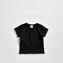 Load image into Gallery viewer, VIVID KIDS STRIPE FRILL TEE*PREORDER