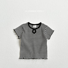 Load image into Gallery viewer, VIVID KIDS STRIPE FRILL TEE*PREORDER