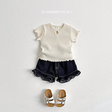 Load image into Gallery viewer, VIVID KIDS STRIPE FRILL TEE*PREORDER