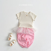 Load image into Gallery viewer, VIVID KIDS STRIPE FRILL TEE*PREORDER