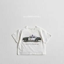 將圖片載入圖庫檢視器中，VIVID KIDS 復古汽車短袖T卹*預購
