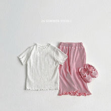 將圖片載入圖庫檢視器中，VIVID KIDS 彩色褶皺喇叭七分褲*預購