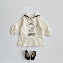 將圖片載入到圖庫檢視器中，VIVID KIDS 水手領連身裙*預購