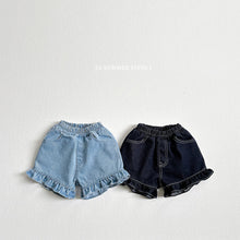 Load image into Gallery viewer, VIVID KIDS DENIM FRILL SHORTS*PREORDER