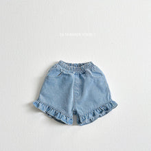 Load image into Gallery viewer, VIVID KIDS DENIM FRILL SHORTS*PREORDER