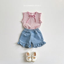 Load image into Gallery viewer, VIVID KIDS DENIM FRILL SHORTS*PREORDER
