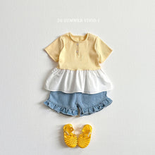 Load image into Gallery viewer, VIVID KIDS DENIM FRILL SHORTS*PREORDER